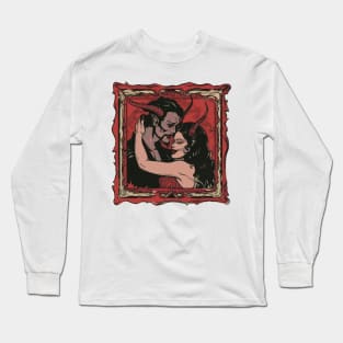 Devil Woman & Man. Love in Hell Long Sleeve T-Shirt